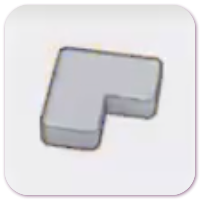 Concrete border (corner)