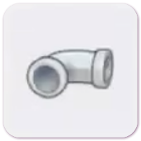 Iron pipe (horizontal curve)