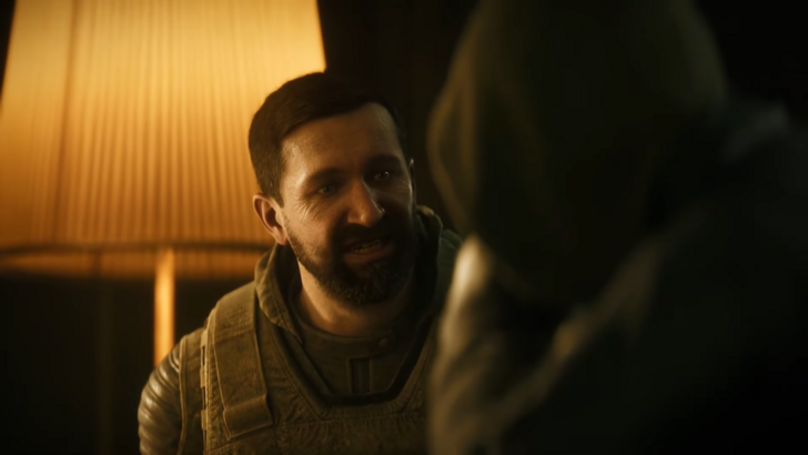 STALKER 2 cost of hope bearded man talking to hooded figure