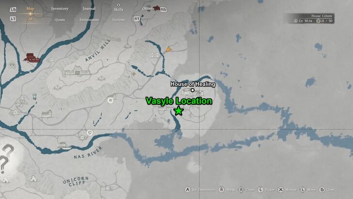 Path that Connects to House of Healing Location