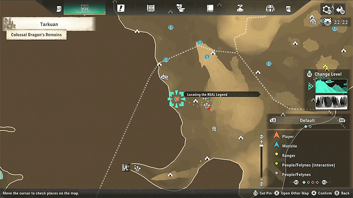 Locating the REAL Legend Map Location