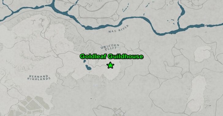 Goldleaf Guildhouse on Map