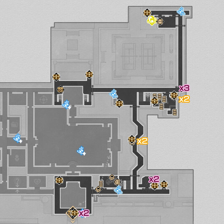 HSR Graphia Academy F2 Map