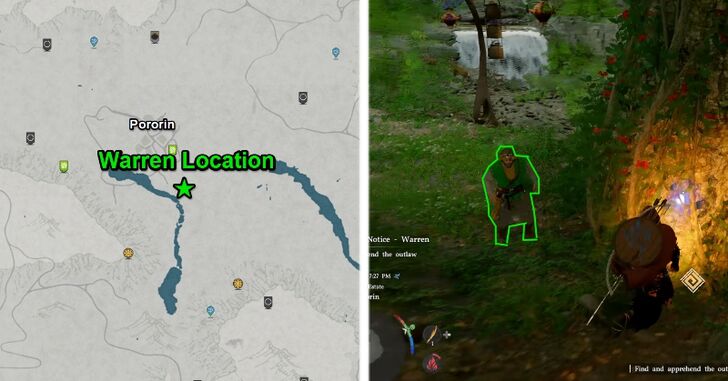 Warren Location and World View