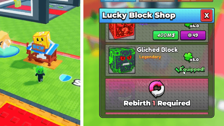 Be A Lucky Block - Shop Block