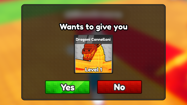 Be a Lucky Block - Receive as a Gift from Other Players