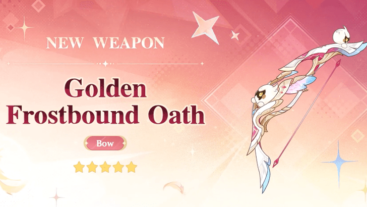 Genshin Impact - 6.5 Bow - Golden Frostbound Oath