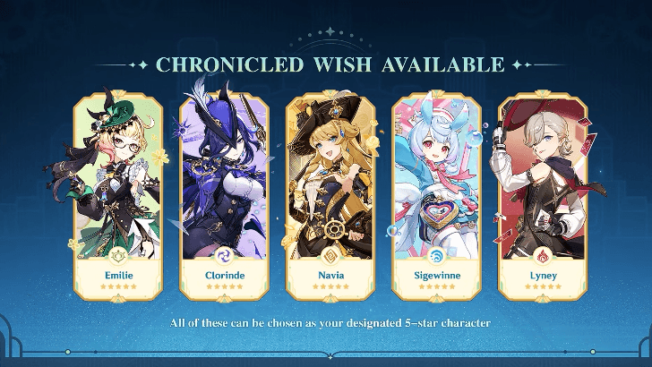 Genshin - Chronicled Wish Banner