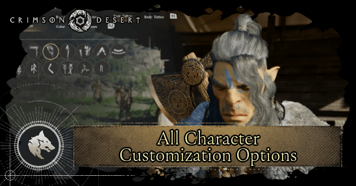 All Character Customization Options