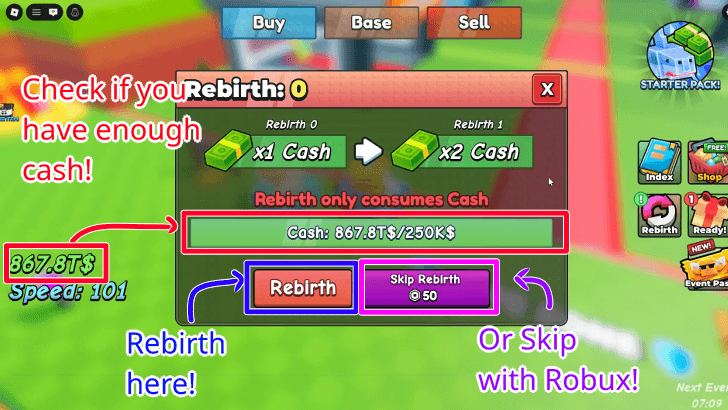 Be A Lucky Block - Rebirth Tutorials