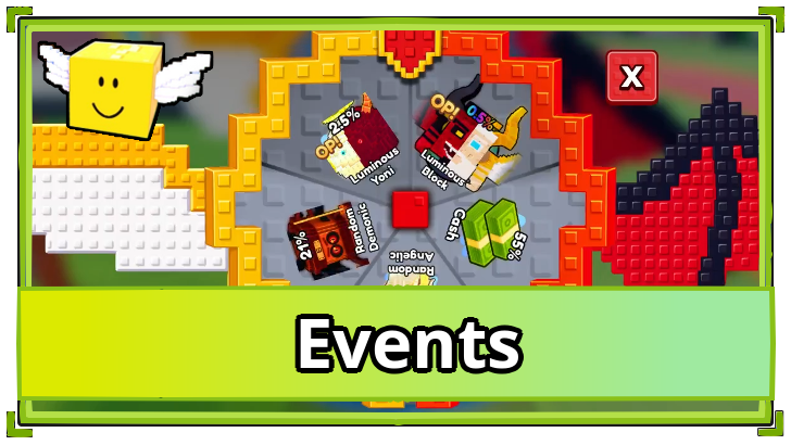 Be a Lucky Block - Events