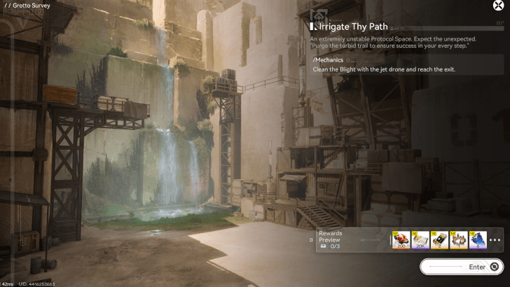 Irrigate Thy Path Stage Details