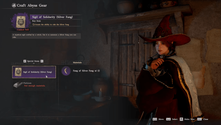 Craft Sigil of Solidarity (Silver Fang)