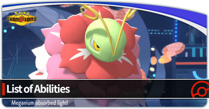 Pokemon Champion - List of Abilities