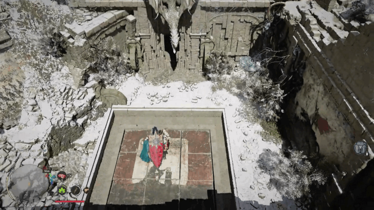 Five-Finger Mountain Icy Ruins Location