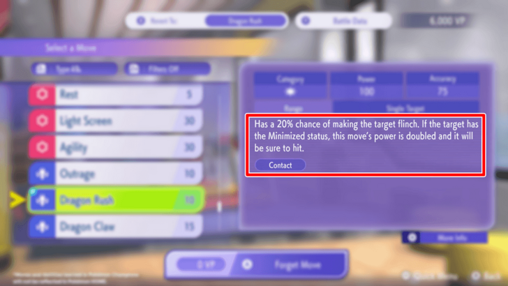 Pokemon Champions Move Effects