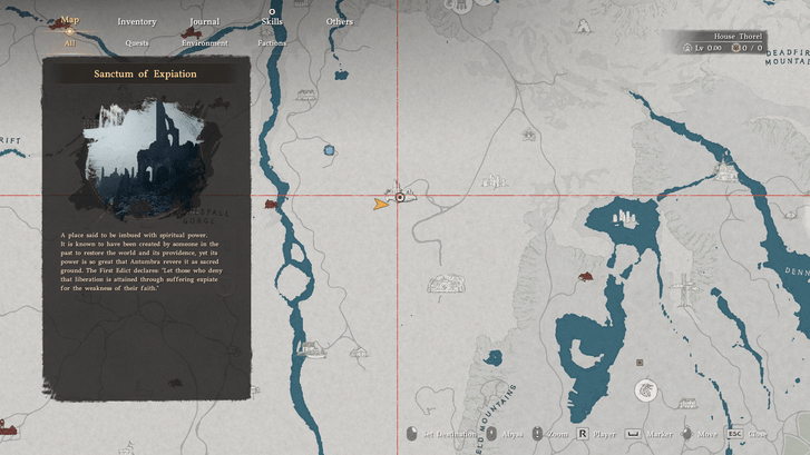 Sanctum of Expiation Map