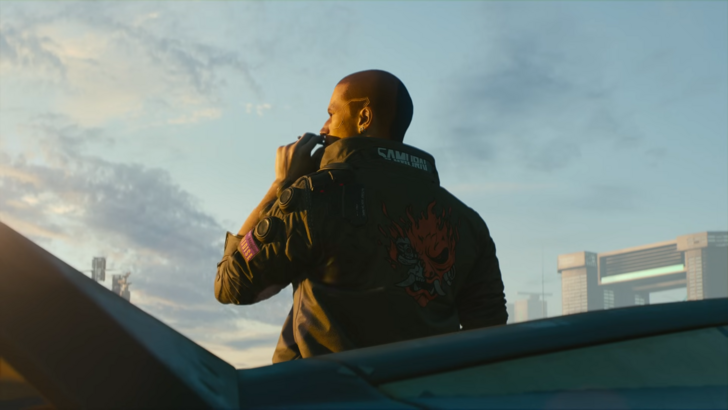 Cyberpunk 2077 Protagonist with Jacket