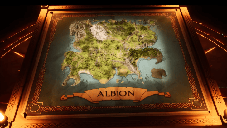 Masters of Albion map of Albion