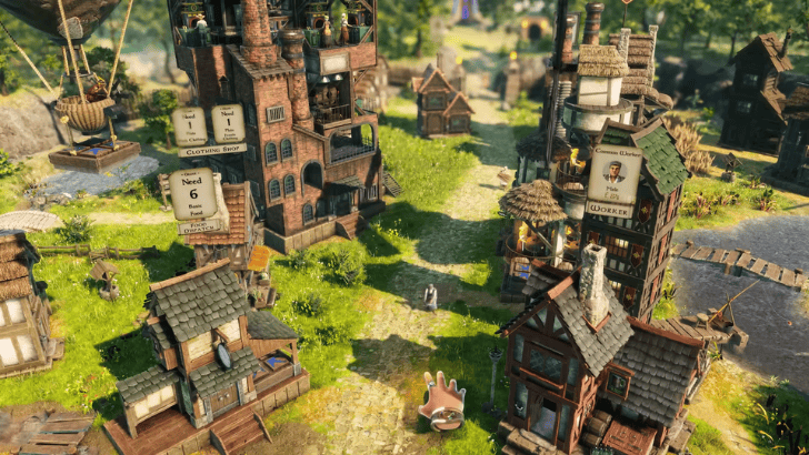 Masters of Albion town management