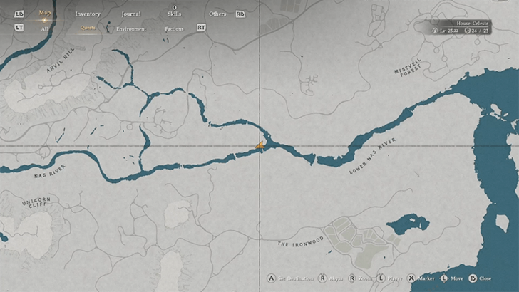 Treasure Chest Map Location