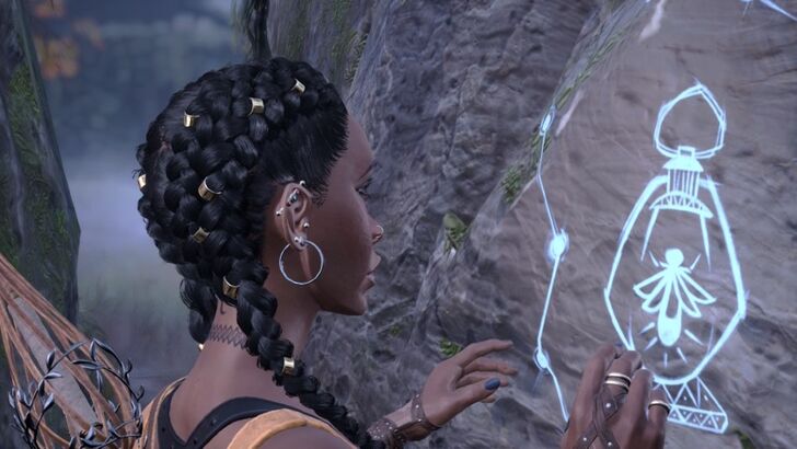 Hazel Examining A Weaver