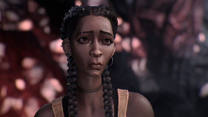 Hazel Frowning