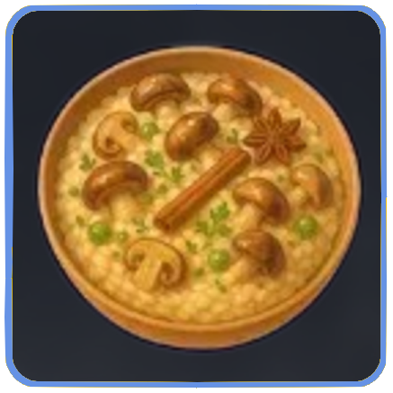 Seven Deadly Sins Origin - Mushroom Risotto