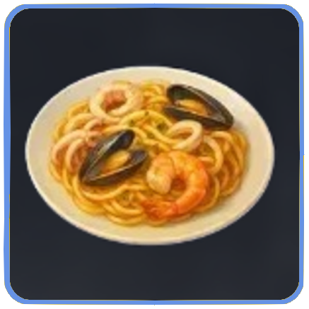 Seven Deadly Sins Origin - Seafood Pasta