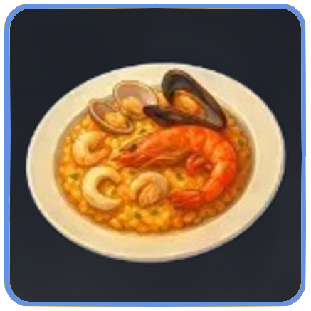 Seven Deadly Sins Origin - Seafood Risotto