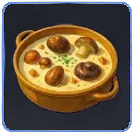 Seven Deadly Sins Origin - Creamy Mushroom Stew