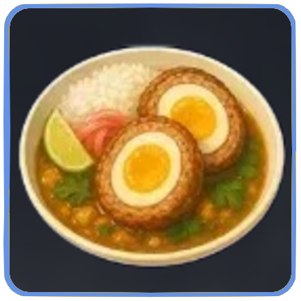 Seven Deadly Sins Origin - Scotch Egg with Curry