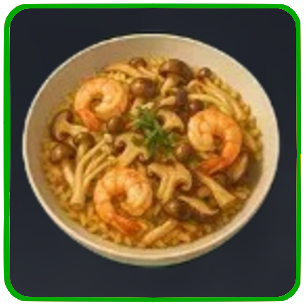 Seven Deadly Sins Origin - Stir-Fried Mushrooms and Seafood