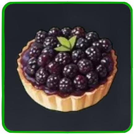 Seven Deadly Sins Origin - Sweet Blackberry Tart