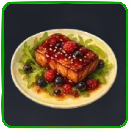 Seven Deadly Sins Origin - Steak with Refreshing Berry Sauce