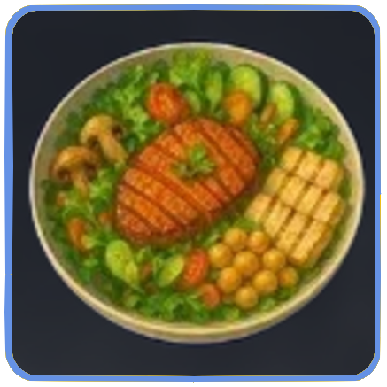 Seven Deadly Sins Origin - Vegan Steak Salad