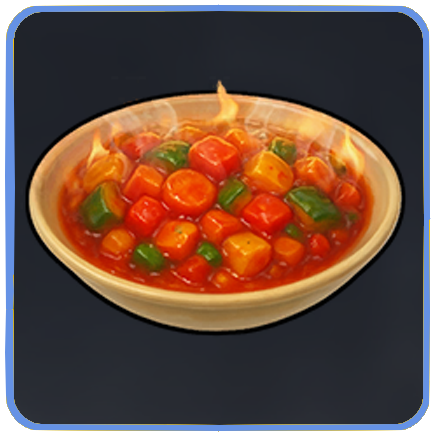 Seven Deadly Sins Origin - Flaming Vegetable Stew