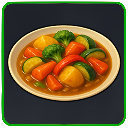 Seven Deadly Sins Origin - Stir-Fried Vegetables With Curry
