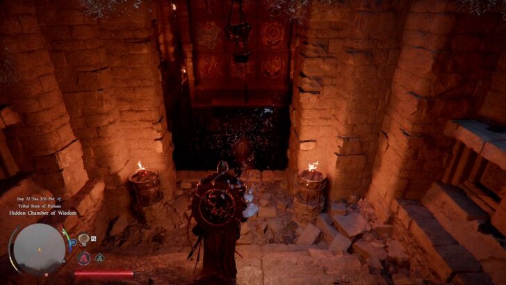 Hidden Chamber of Wisdom Ruins Location