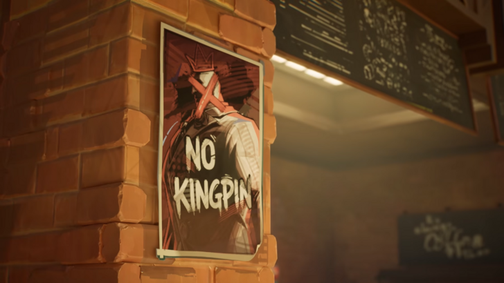 A no Fisk protest poster in the Lower Manhattan map