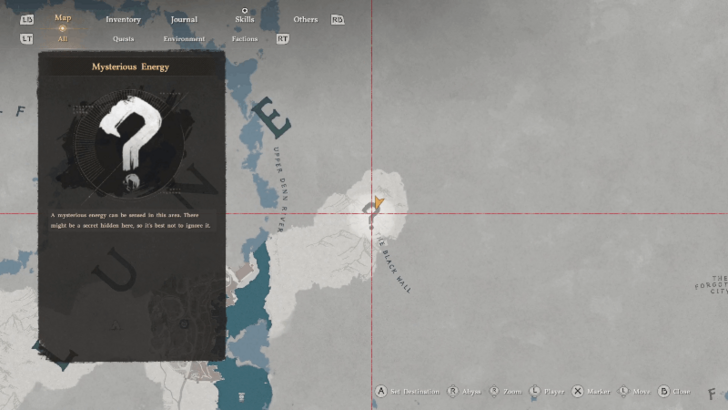 Black Wall Ruins Map