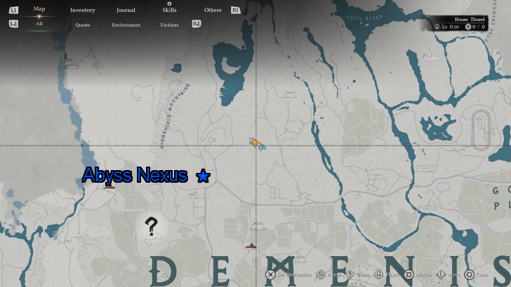 Golden Plains Ruins Map