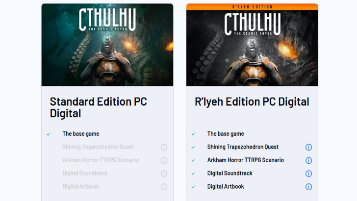 Cthulhu The Cosmic Abyss Editions