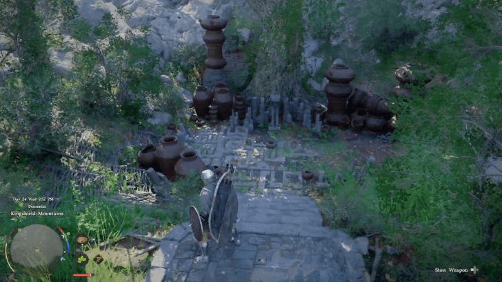 Kingshield Mountains Ruins Location