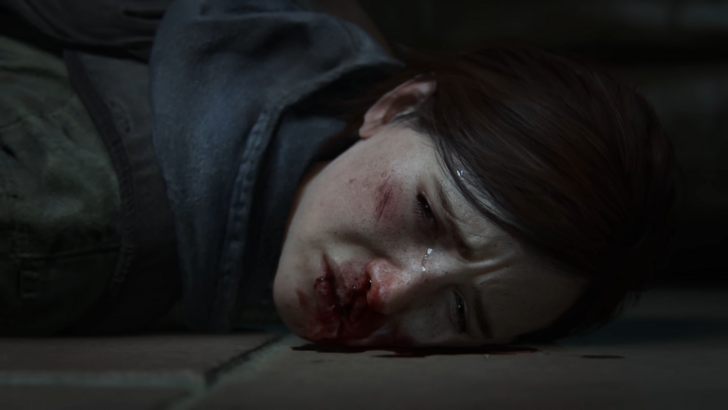 The Last of Us 2 Ellie bloodied up on the ground
