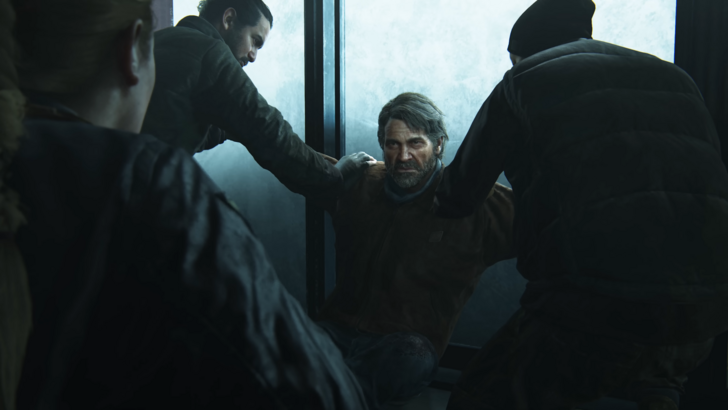 The Last of Us 2 Joel held down