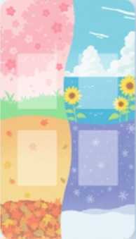 Seasons Backdrop Display Board Backdrop