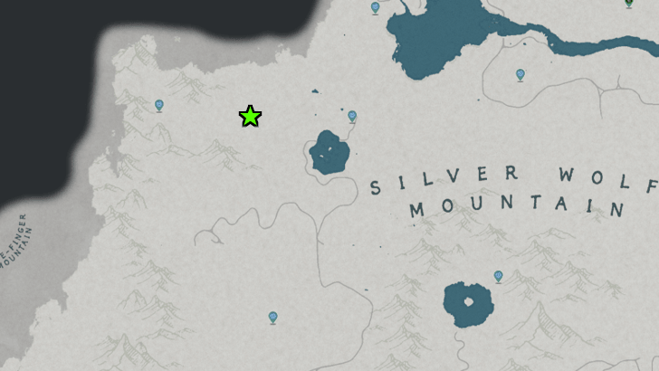 Five-Finger Mountain Valley Ruins Map