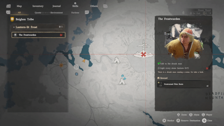 Spire of Frost Map Location