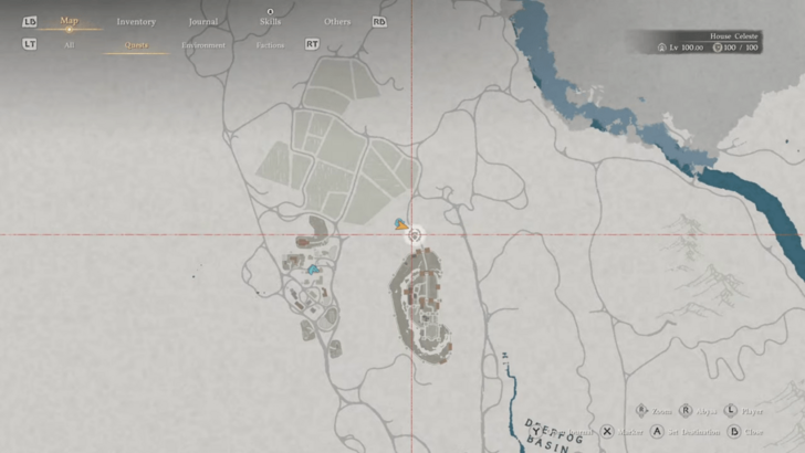 Ambition in the Ruins Location